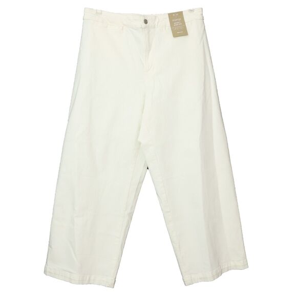 MADEWELL The Curvy Emmett Wide-Leg Jean 32 Tile White Welt Pocket Edition NWT A3 - Picture 2 of 6